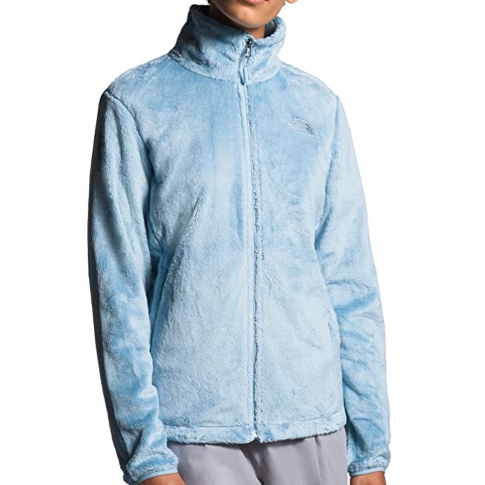 blue North Face Osito jacket, size s